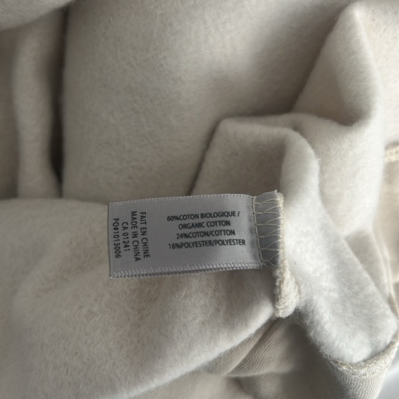 Like new! women’s rarely worn - cream mock new fleece-lined sweater- size large - Picture 8 of 8